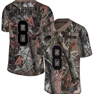 Bills #8 Sam Martin Camo Youth Stitched NFL Limited Rush Realtree Jersey