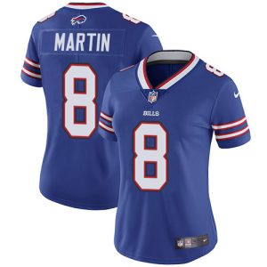 Bills #8 Sam Martin Royal Blue Team Color Women's Stitched NFL Vapor Untouchable Limited Jersey