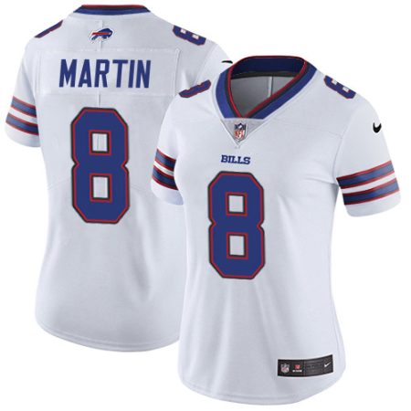 Bills #8 Sam Martin White Women's Stitched NFL Vapor Untouchable Limited Jersey