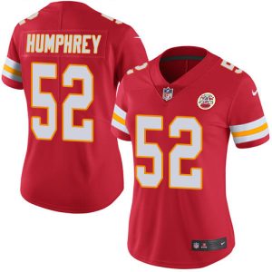 wholesale Chiefs #52 Creed Humphrey Red Team Color Women's Stitched NFL Vapor Untouchable Limited Jersey