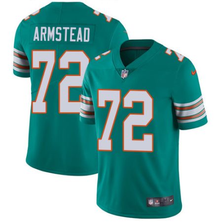 Dolphins #72 Terron Armstead Aqua Green Alternate Youth Stitched NFL Vapor Untouchable Limited Jersey