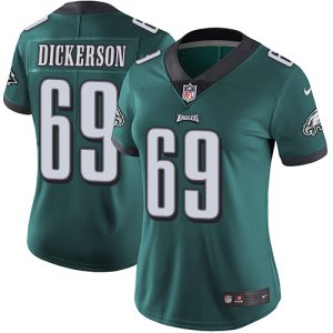 wholesale Eagles #69 Landon Dickerson Green Team Color Women's Stitched NFL Vapor Untouchable Limited Jersey