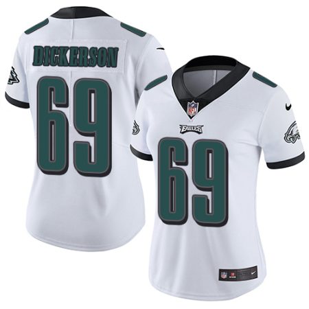 eagles #69 landon dickerson white women's stitched nfl vapor untouchable limited wholesale jersey