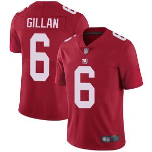 wholesale Giants #6 Jamie Gillan Red Youth Stitched NFL Limited Inverted Legend Jersey