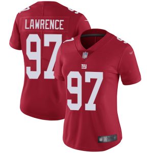 wholesale Giants #97 Dexter Lawrence Red Women's Stitched NFL Limited Inverted Legend Jersey