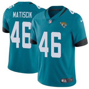 jaguars #46 ross matiscik teal green alternate youth stitched nfl vapor untouchable limited cheap jersey