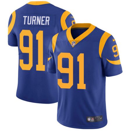 rams #91 kobie turner royal blue alternate youth stitched nfl vapor untouchable limited wholesale jersey