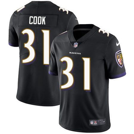 ravens #31 dalvin cook black alternate youth stitched nfl vapor untouchable limited wholesale jersey