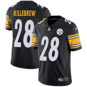 wholesale Steelers #28 Miles Killebrew Black Team Color Youth Stitched NFL Vapor Untouchable Limited Jersey