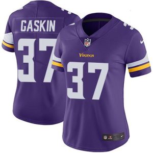 cheap Vikings #37 Myles Gaskin Purple Team Color Women's Stitched NFL Vapor Untouchable Limited Jersey