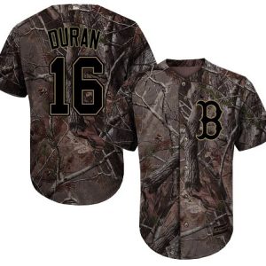 wholesale Red Sox #16 Jarren Duran Camo Realtree Collection Cool Base Stitched MLB Jersey