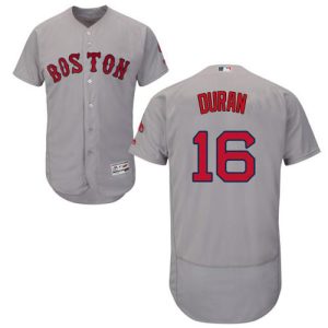 Red Sox #16 Jarren Duran Grey Flexbase Authentic Collection Stitched MLB Jersey