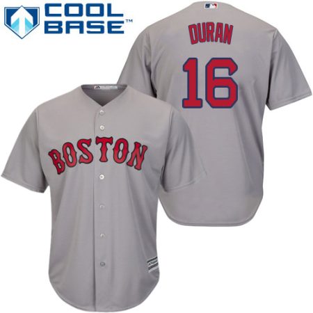 Red Sox #16 Jarren Duran Grey New Cool Base Stitched MLB Jersey