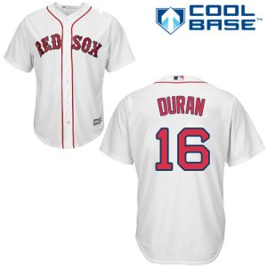 wholesale Red Sox #16 Jarren Duran White Cool Base Stitched Youth MLB Jersey