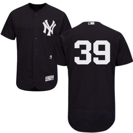 Yankees #39 Jose Trevino Navy Blue Flexbase Authentic Collection Stitched MLB Jersey