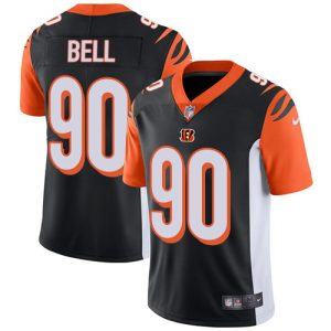 Bengals #90 Travis Bell Black Team Color Youth Stitched NFL Vapor Untouchable Limited Jersey