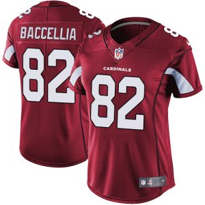cheap Cardinals #82 Andre Baccellia Red Team Color Women's Stitched NFL Vapor Untouchable Limited Jersey