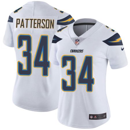 wholesale Chargers #34 Jaret Patterson White Women's Stitched NFL Vapor Untouchable Limited Jersey