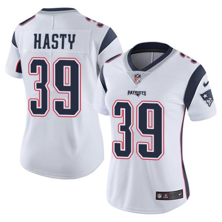 patriots #39 jamycal hasty white women's stitched nfl vapor untouchable limited cheap jersey